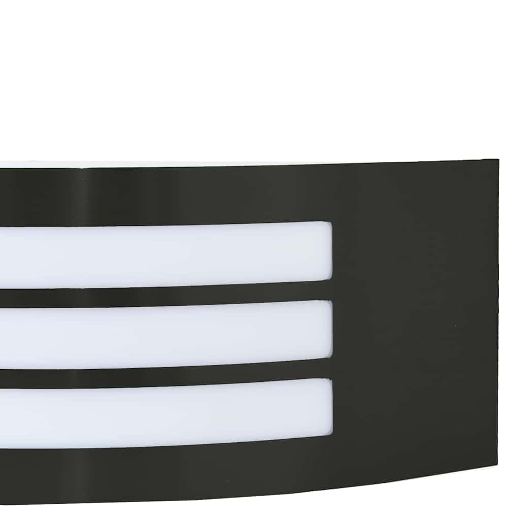 Buiten Wandlamp 2 pcs Zwart 32 x 10 x 10 cm