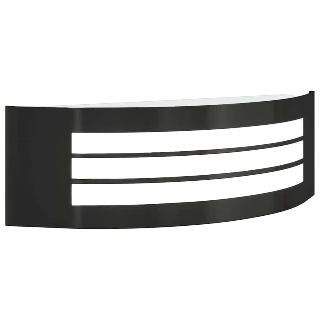 Buiten Wandlamp 2 pcs Zwart 32 x 10 x 10 cm