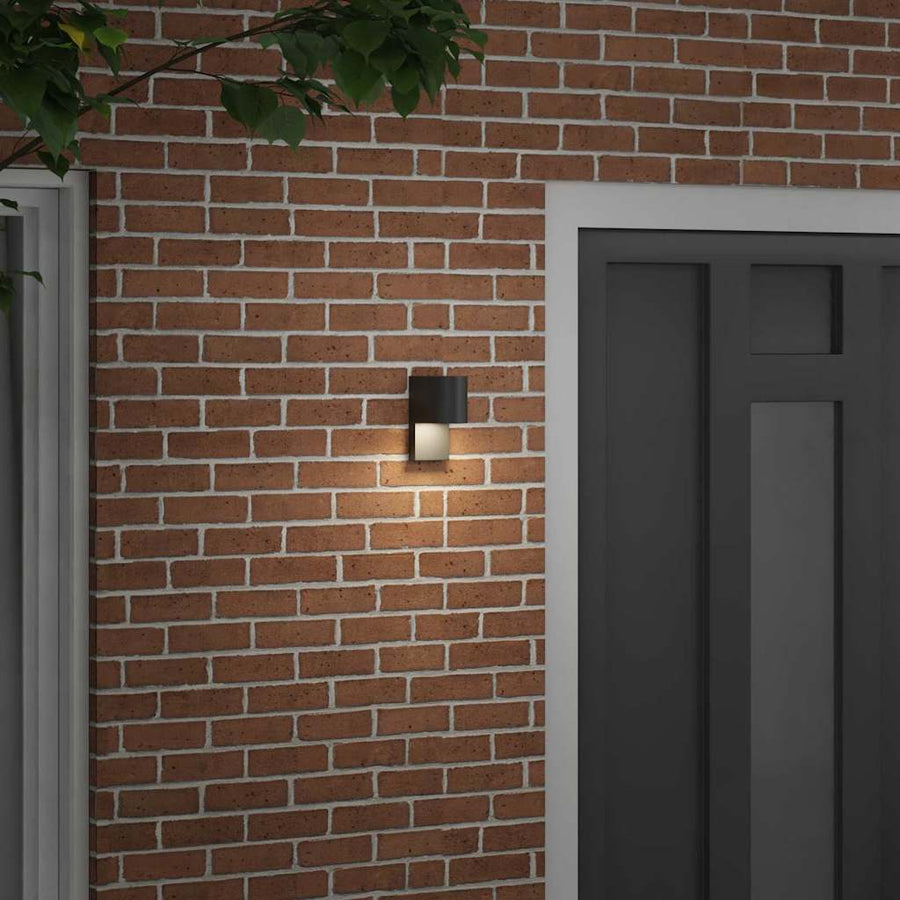 Buiten Wandlamp Zwart 12 x 7 x 15 cm Roestvrij staal