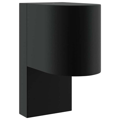 Buiten Wandlamp Zwart 12 x 7 x 15 cm Roestvrij staal