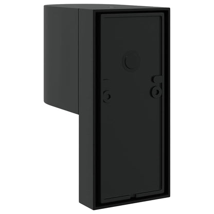 Buiten Wandlamp Zwart 12 x 7 x 15 cm Roestvrij staal