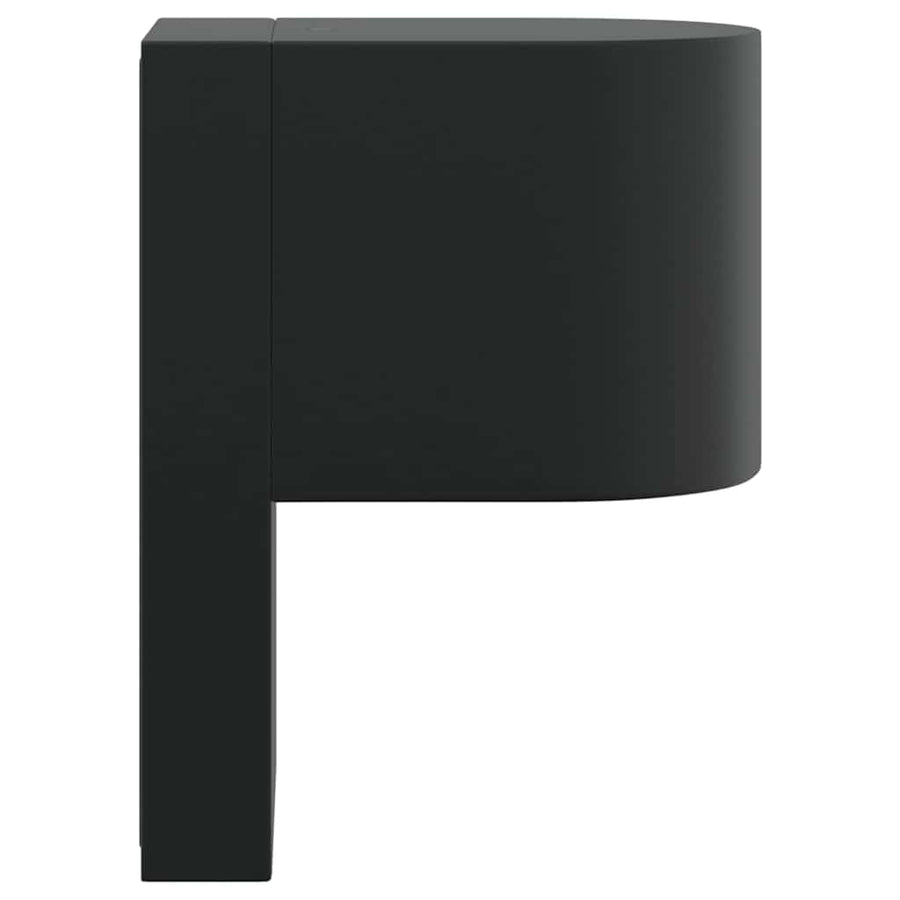 Buiten Wandlamp Zwart 12 x 7 x 15 cm Roestvrij staal