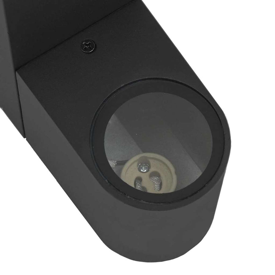 Buiten Wandlamp Zwart 12 x 7 x 15 cm Roestvrij staal