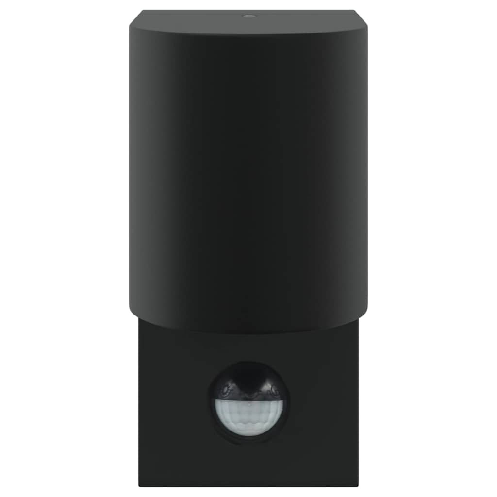 Buiten Wandlamp Zwart 12 x 7 x 15 cm Roestvrij staal