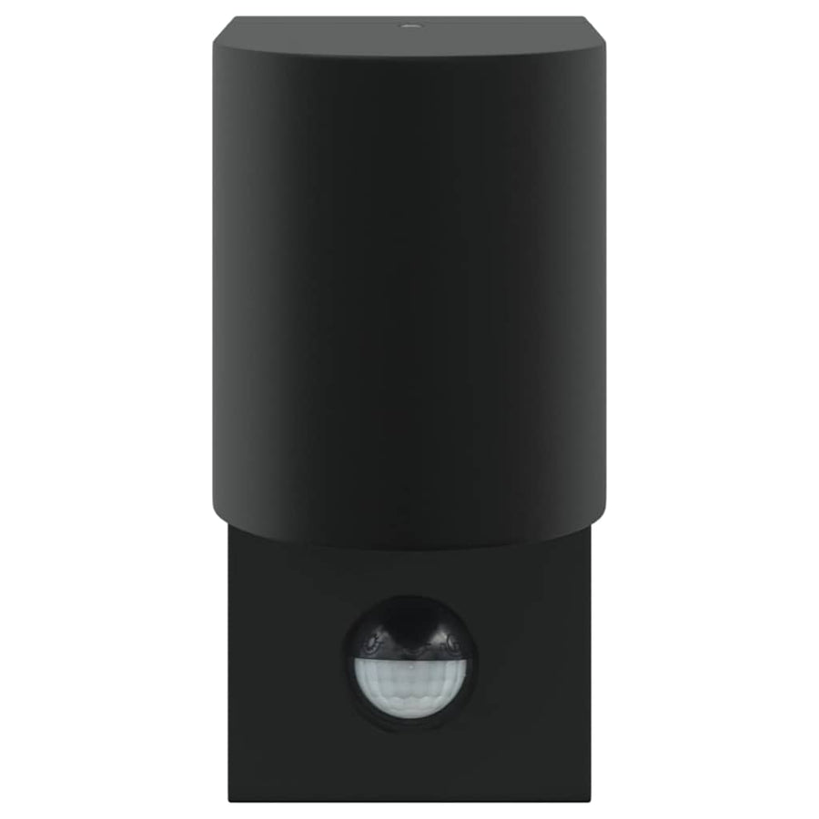 Buiten Wandlamp Zwart 12 x 7 x 15 cm Roestvrij staal