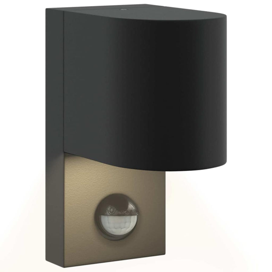 Buiten Wandlamp Zwart 12 x 7 x 15 cm Roestvrij staal