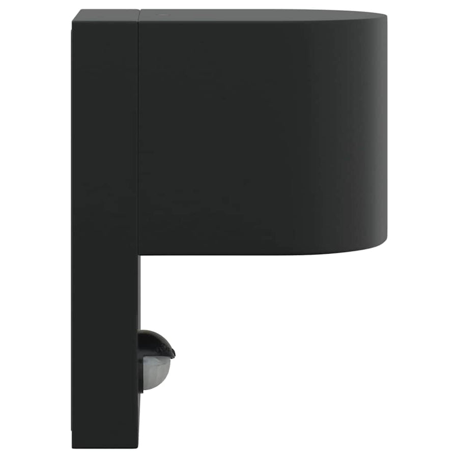 Buiten Wandlamp Zwart 12 x 7 x 15 cm Roestvrij staal