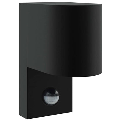 Buiten Wandlamp 2 pcs Zwart 12 x 7 x 15 cm Roestvrij staal
