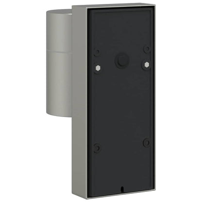 Buiten Wandlamp 2 pcs Zilver 6,5 x 10,5 x 16 cm RVS en Glas