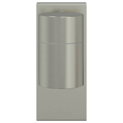 Buiten Wandlamp 2 pcs Zilver 6,5 x 10,5 x 16 cm RVS en Glas