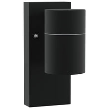 Buiten Wandlamp Zwart 6,5 x 10,5 x 16 cm RVS en Glas