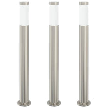 Bolderverlichting 3 stuks 80 cm RVS IP44