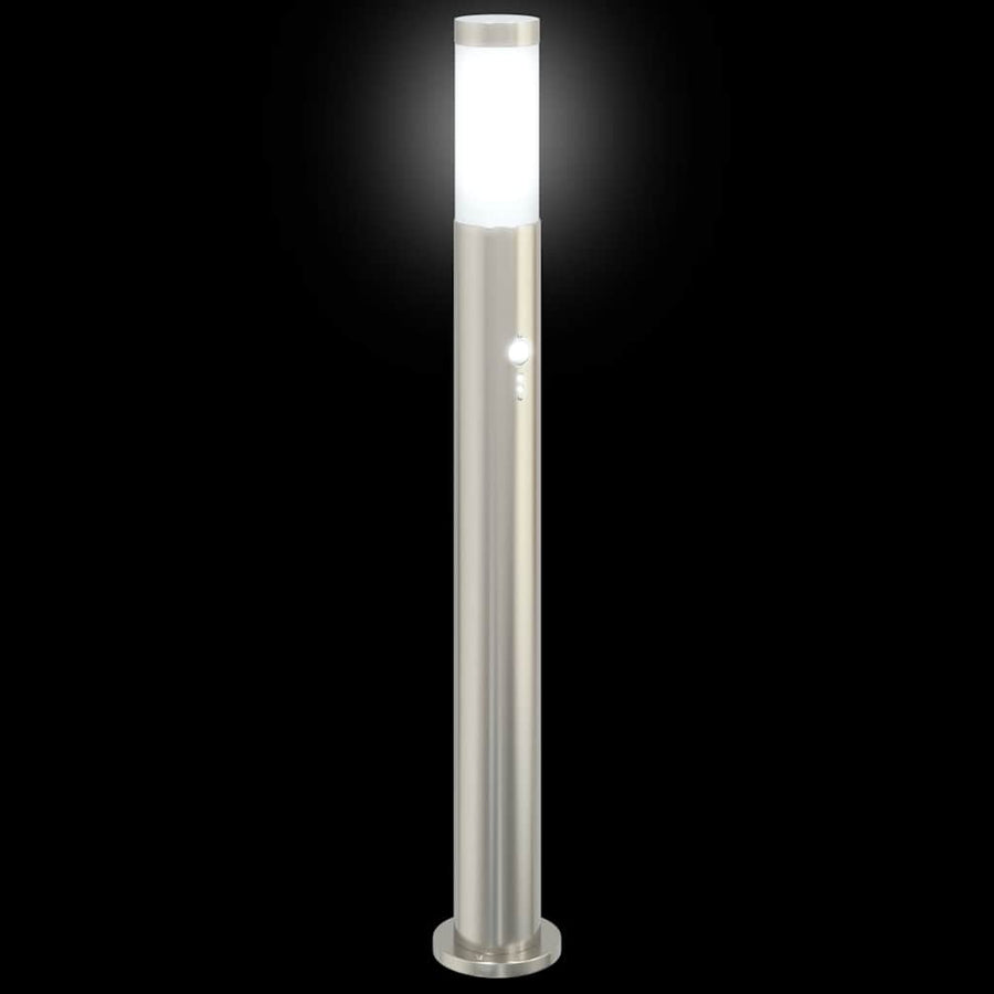 Bolderverlichting met sensor 80 cm RVS IP44