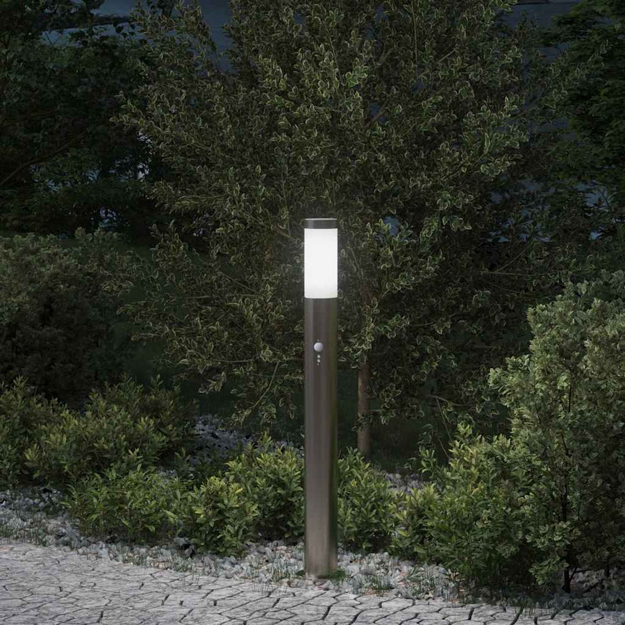 Bolderverlichting met sensor 80 cm RVS IP44