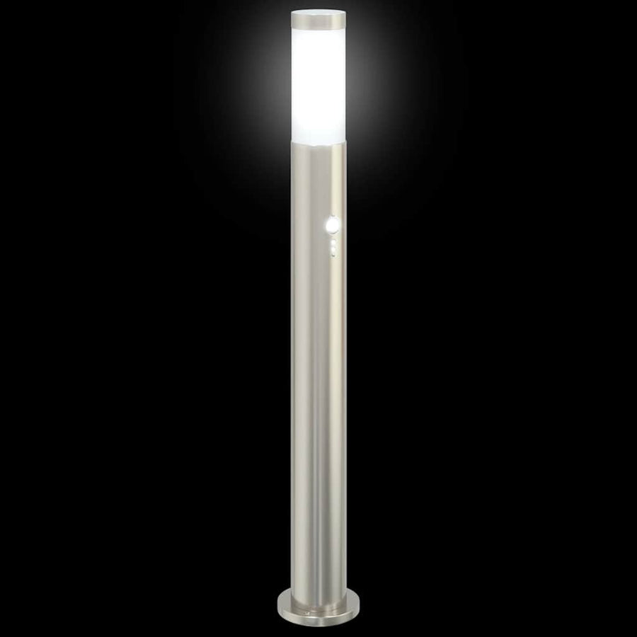 Bolderverlichting met sensor 3 stuks 80 cm RVS IP44