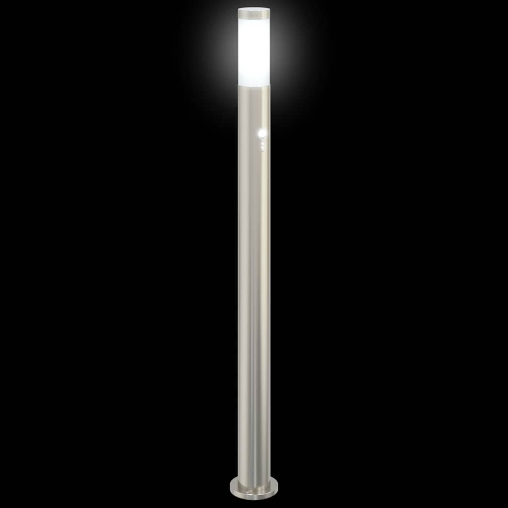 Bolderverlichting met sensor 110 cm roestvrij staal IP44