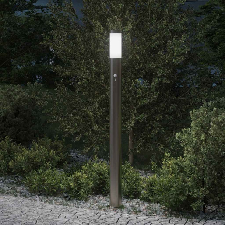 Bolderverlichting met sensor 110 cm roestvrij staal IP44