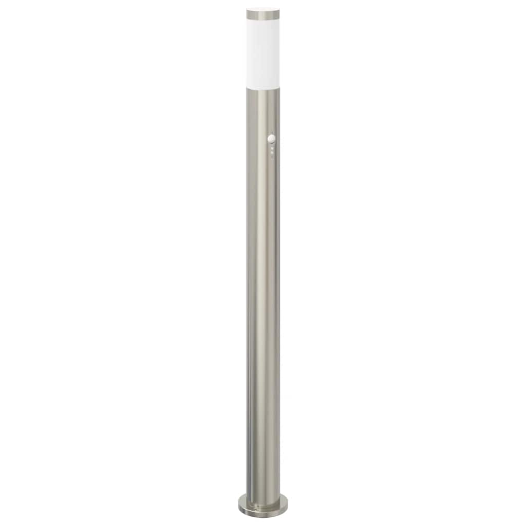 Bolderverlichting met sensor 3 stuks 110 cm RVS IP44