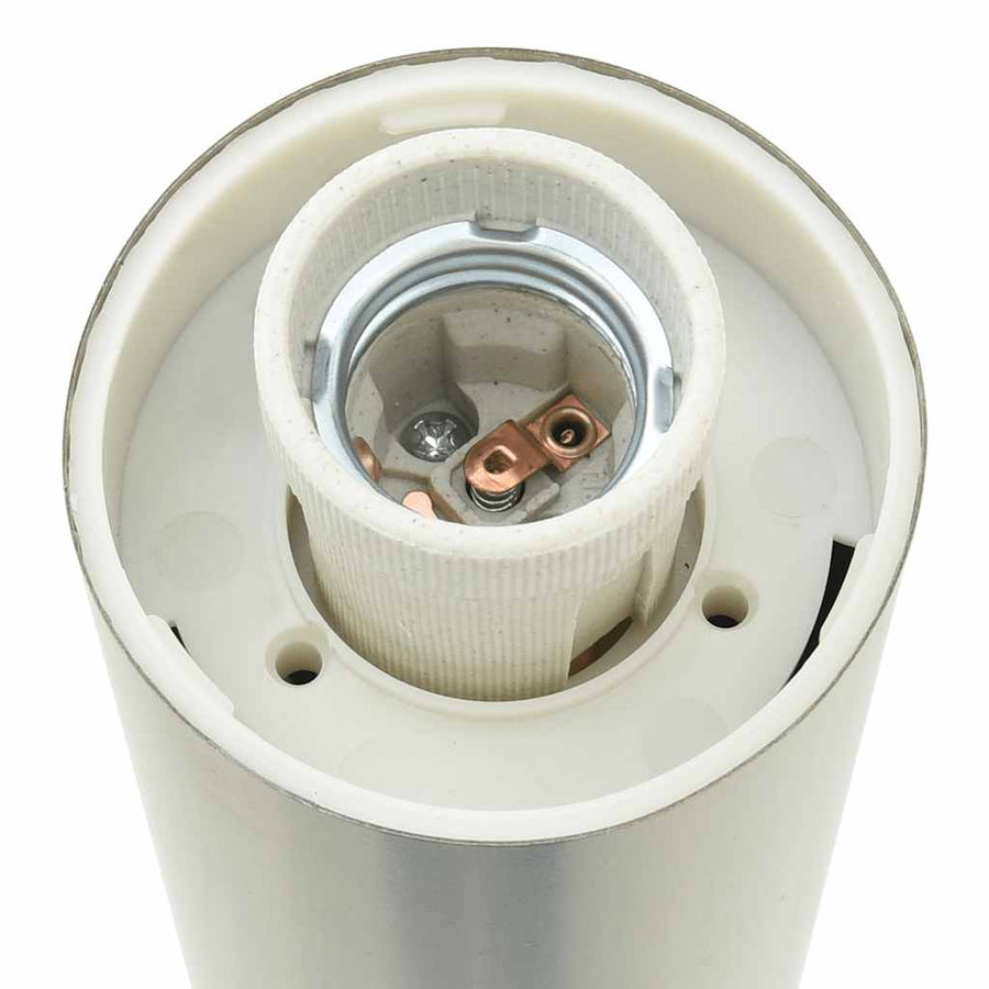 Bolderarmatuur met stopcontact 50 cm RVS IP44