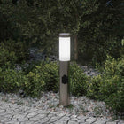 Bolderarmatuur met stopcontact 50 cm RVS IP44