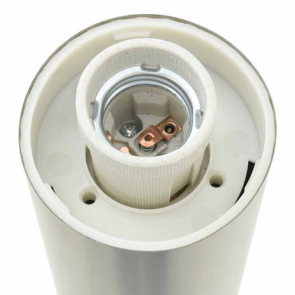Bolderverlichting met stopcontact 3 stuks 50 cm roestvrij staal IP44