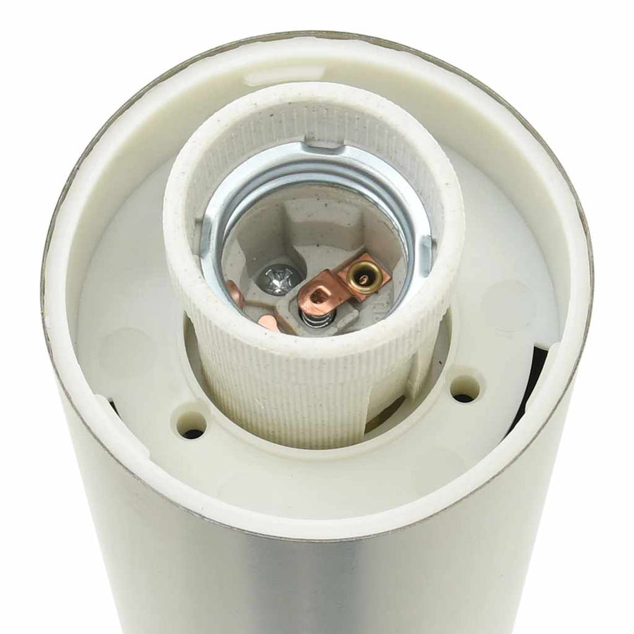 Bolderverlichting met stopcontact 3 stuks 80 cm roestvrij staal IP44