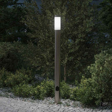 Bolderarmatuur met stopcontact 110 cm RVS IP44
