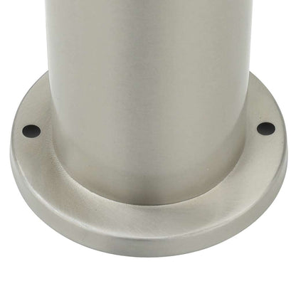 Bolderverlichting met sensor en stopcontact 3 stuks 80 cm roestvrij staal IP44
