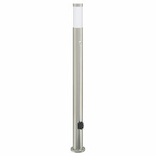 Bolderarmatuur met sensor en stopcontact 110 cm roestvrij staal IP44