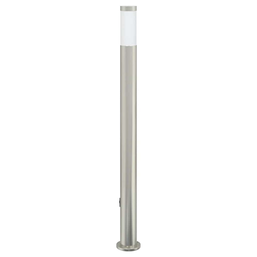 Bolderarmatuur met sensor en stopcontact 110 cm roestvrij staal IP44