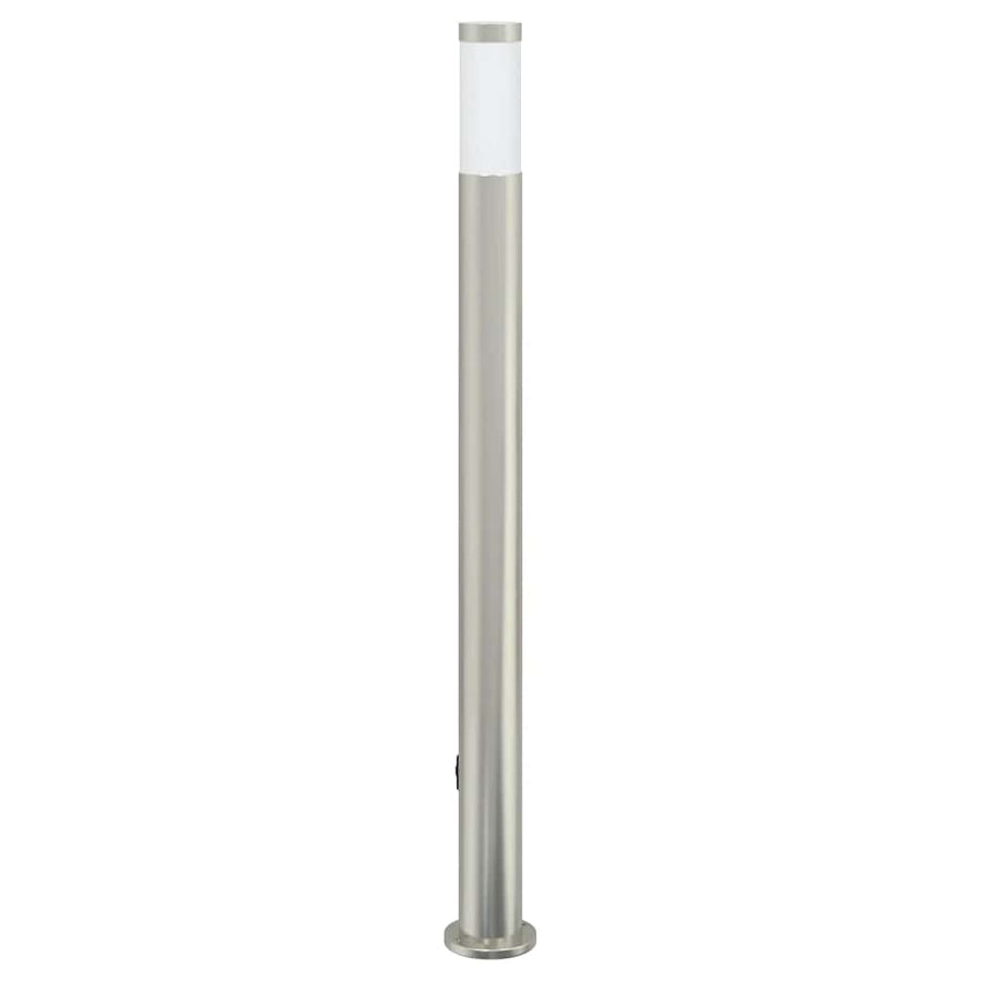 Bolderarmatuur met sensor en stopcontact 110 cm roestvrij staal IP44