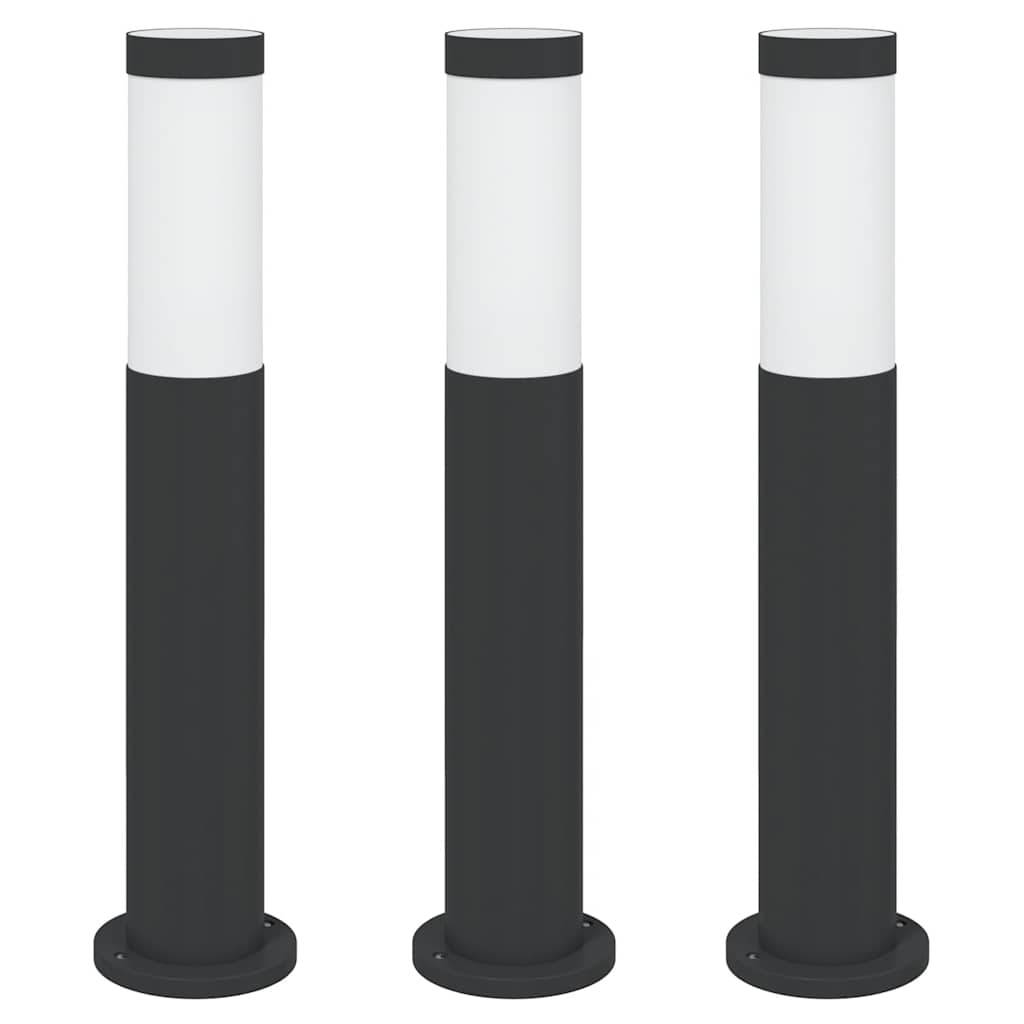 Bolderverlichting 3 stuks 50 cm RVS IP44