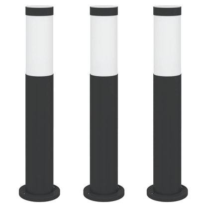 Bolderverlichting 3 stuks 50 cm RVS IP44