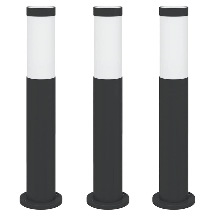 Bolderverlichting 3 stuks 50 cm RVS IP44