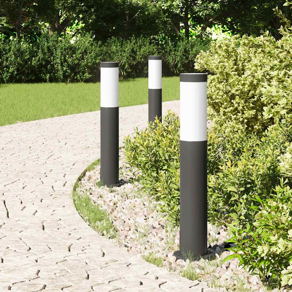 Bolderverlichting 3 stuks 50 cm RVS IP44