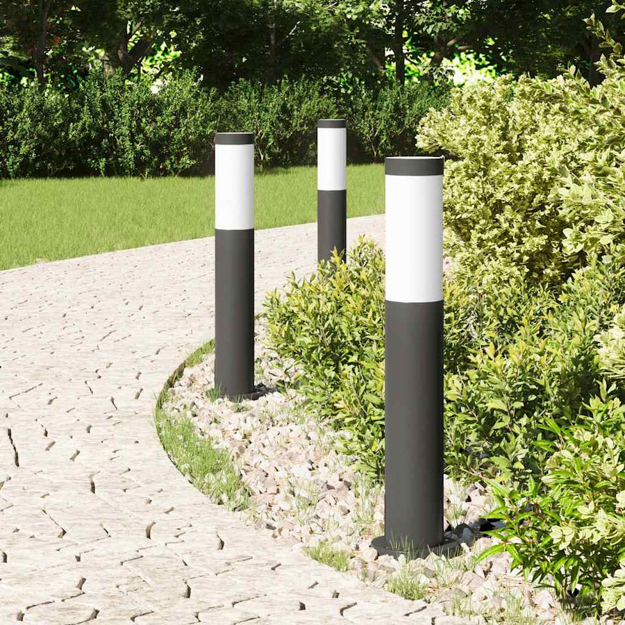 Bolderverlichting 3 stuks 50 cm RVS IP44