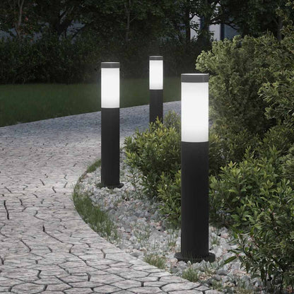 Bolderverlichting 3 stuks 50 cm RVS IP44