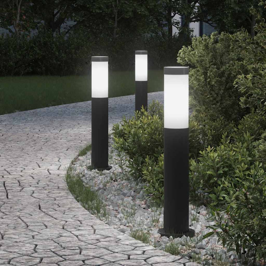Bolderverlichting 3 stuks 50 cm RVS IP44
