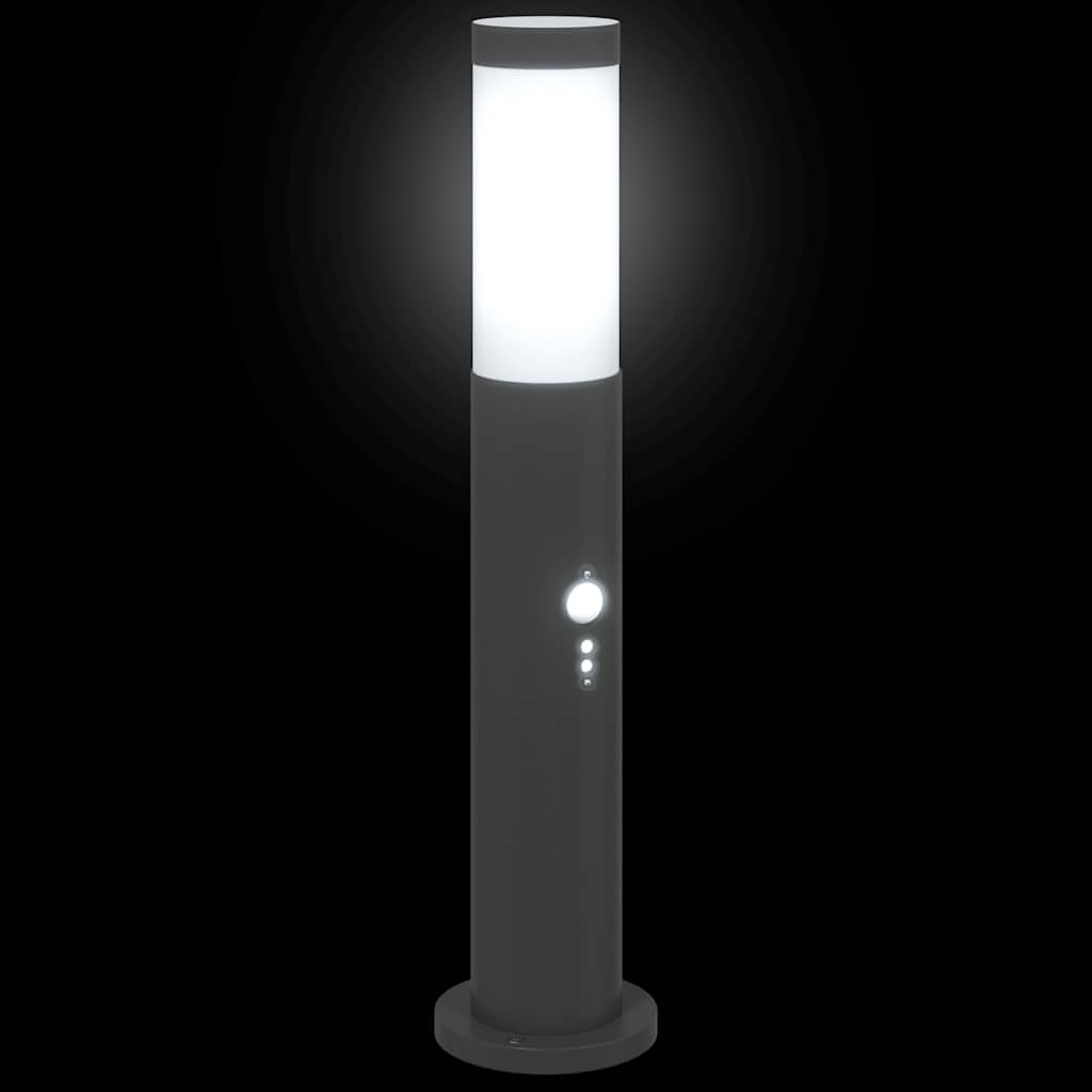 Bolderverlichting met sensor 3 stuks 50 cm RVS IP44