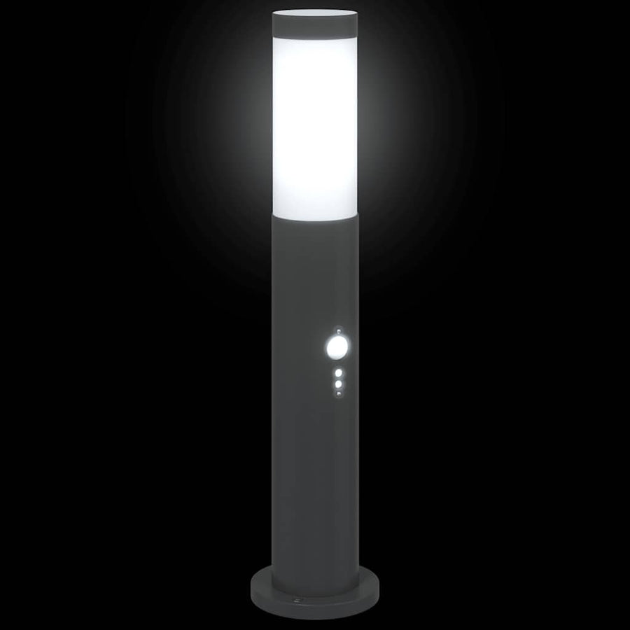 Bolderverlichting met sensor 3 stuks 50 cm RVS IP44