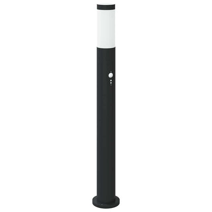 Bolderverlichting met sensor 3 stuks 80 cm RVS IP44
