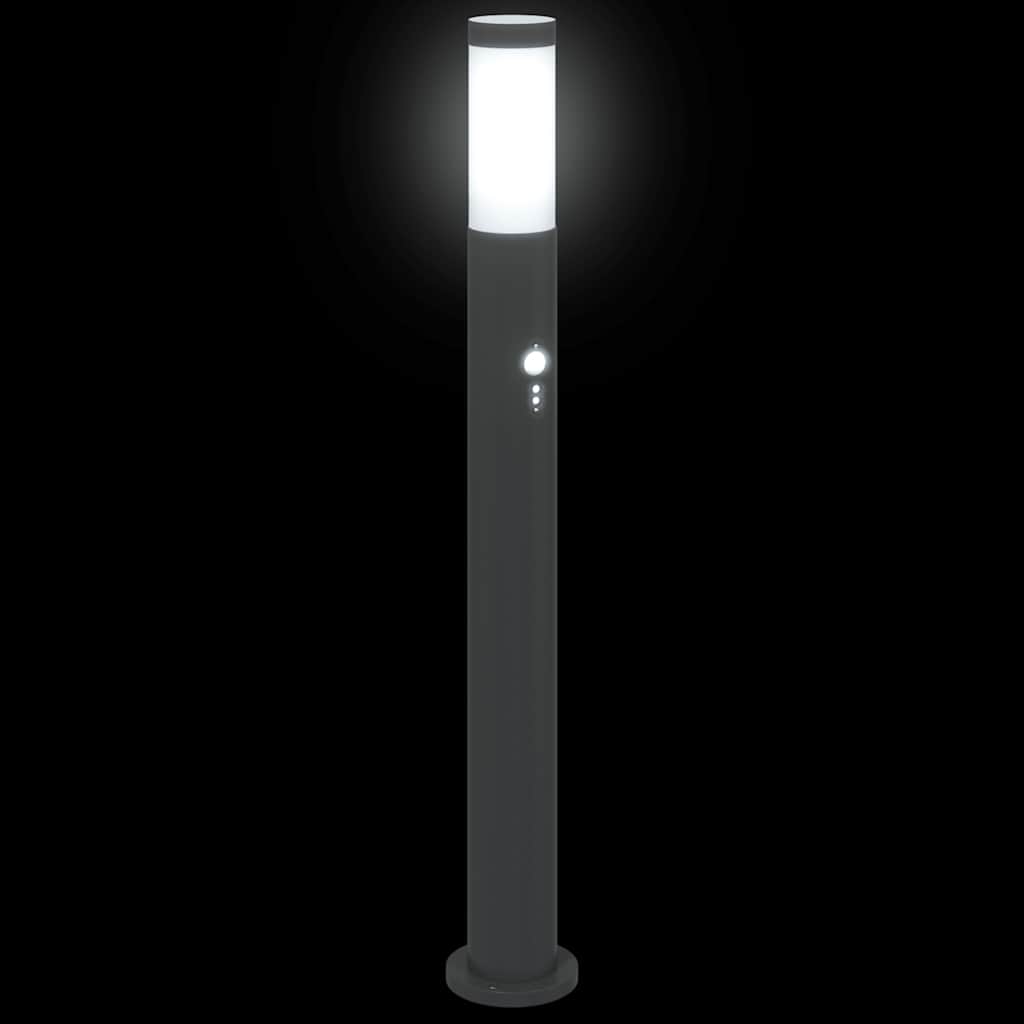Bolderverlichting met sensor 3 stuks 80 cm RVS IP44