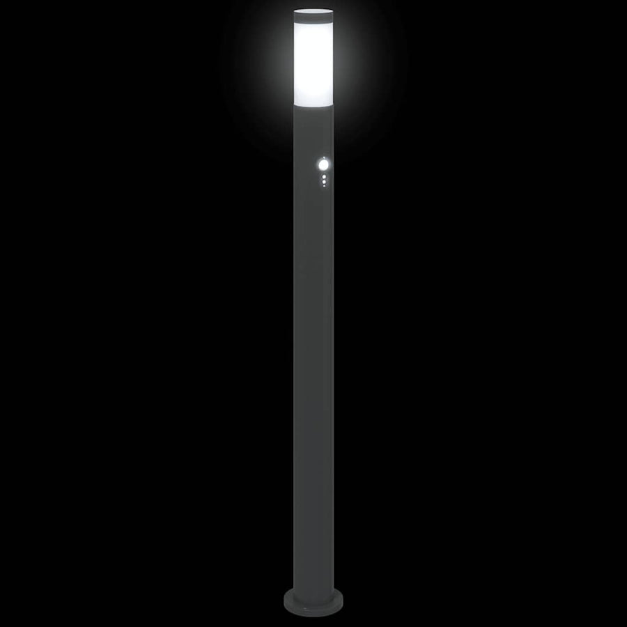 Bolderverlichting met sensor 110 cm roestvrij staal IP44