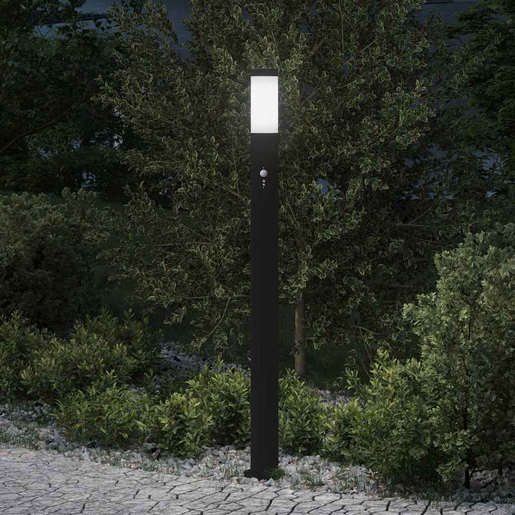 Bolderverlichting met sensor 110 cm roestvrij staal IP44