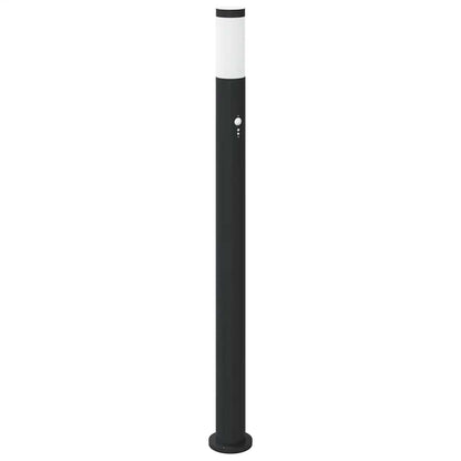 Bolderverlichting met sensor 3 stuks 110 cm RVS IP44
