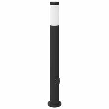 Bolderarmatuur met stopcontact 80 cm RVS IP44