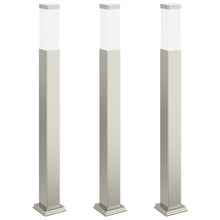 Bolderverlichting 3 stuks 80 cm RVS IP44