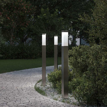 Bolderverlichting 3 stuks 80 cm RVS IP44