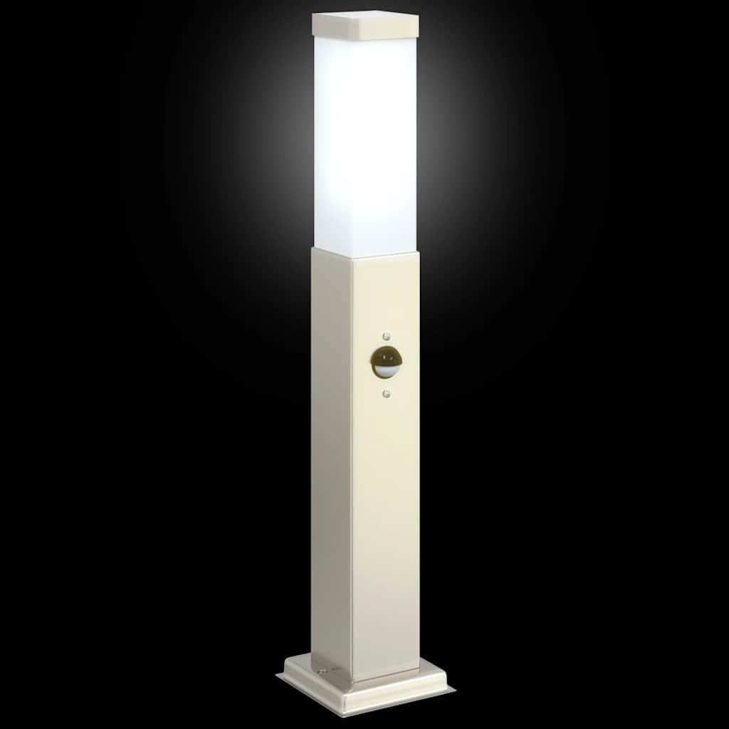 Bolderverlichting met sensor 3 stuks 50 cm RVS IP44