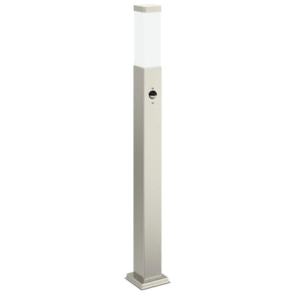 Bolderverlichting met sensor 3 stuks 80 cm RVS IP44